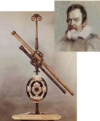 Galileo and his telescope