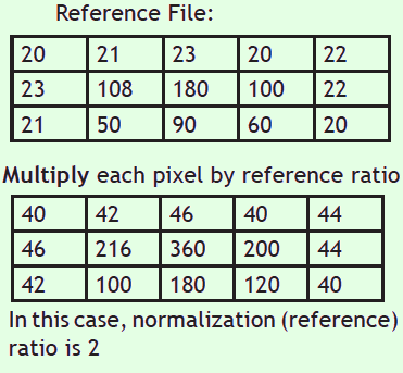 table of counts related to multiplication