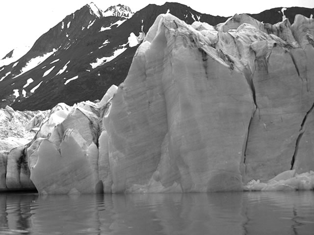 Layers in an iceberg