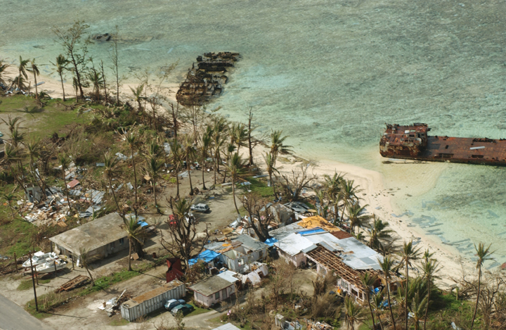 Typhoon in Northern Mariana Islands