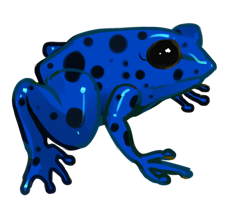 blue frog