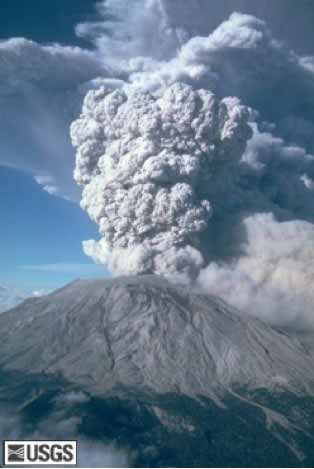Eruption of Mt St Helens