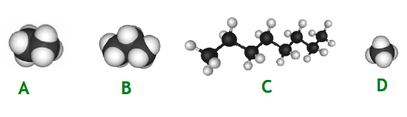 drawings of hydrocarbon molecules