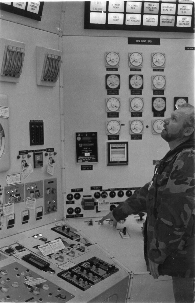 Power plant control panel