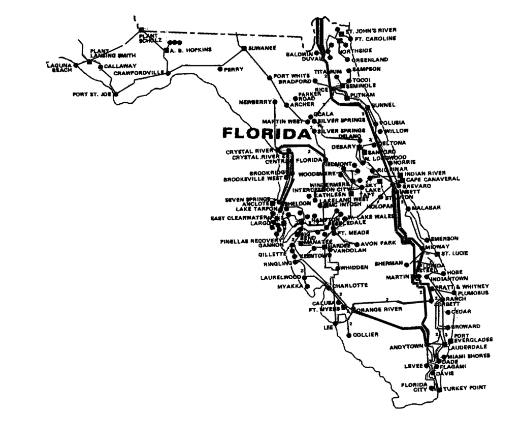 The electric grid in Florida
