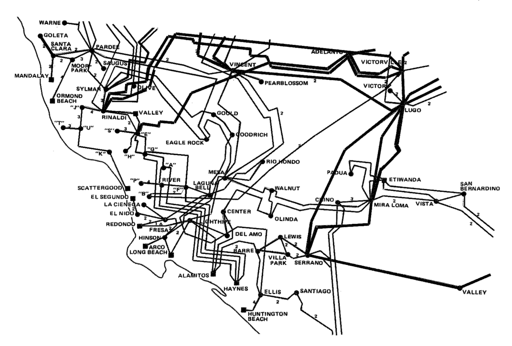 Power grid in Los Angeles