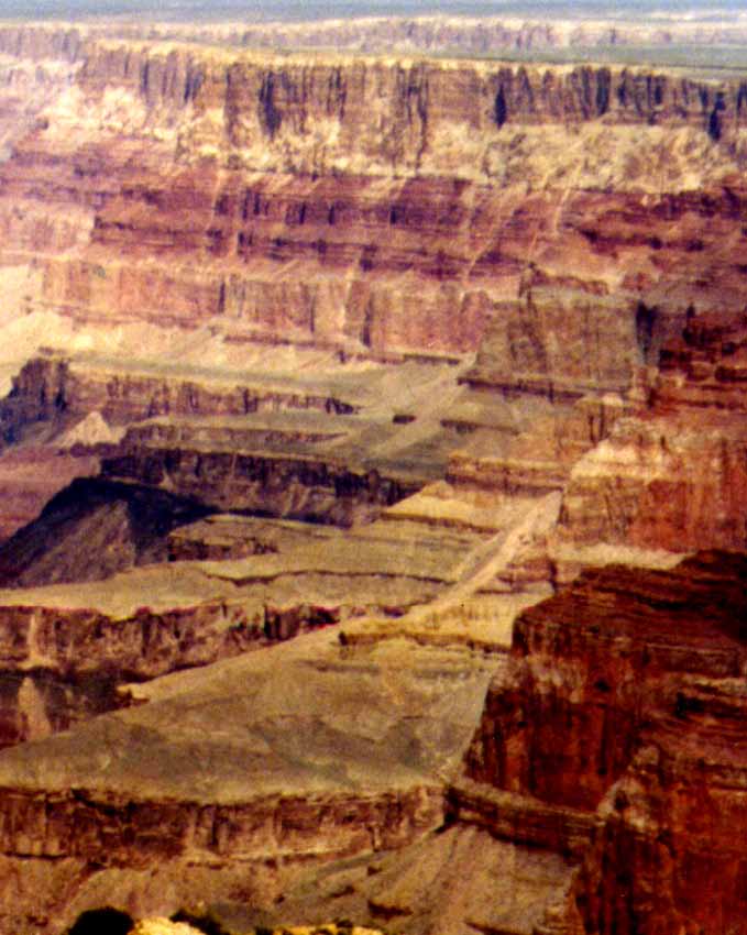 Redbeds in the Grand Canyon.