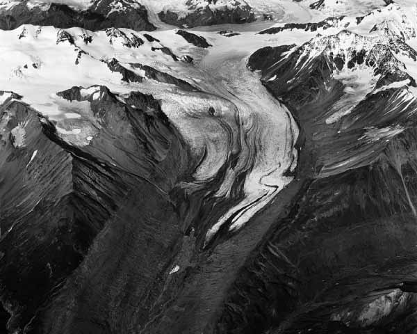 Gukana Glacier in Alaska. 