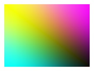 combined gradients of colors