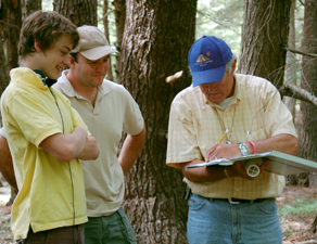 photo of Barry rock and colleagues