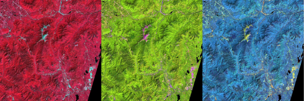 Satellite views of Mt Washington New Hampshire