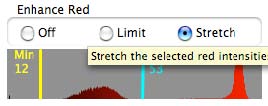screenshot: select the stretch option