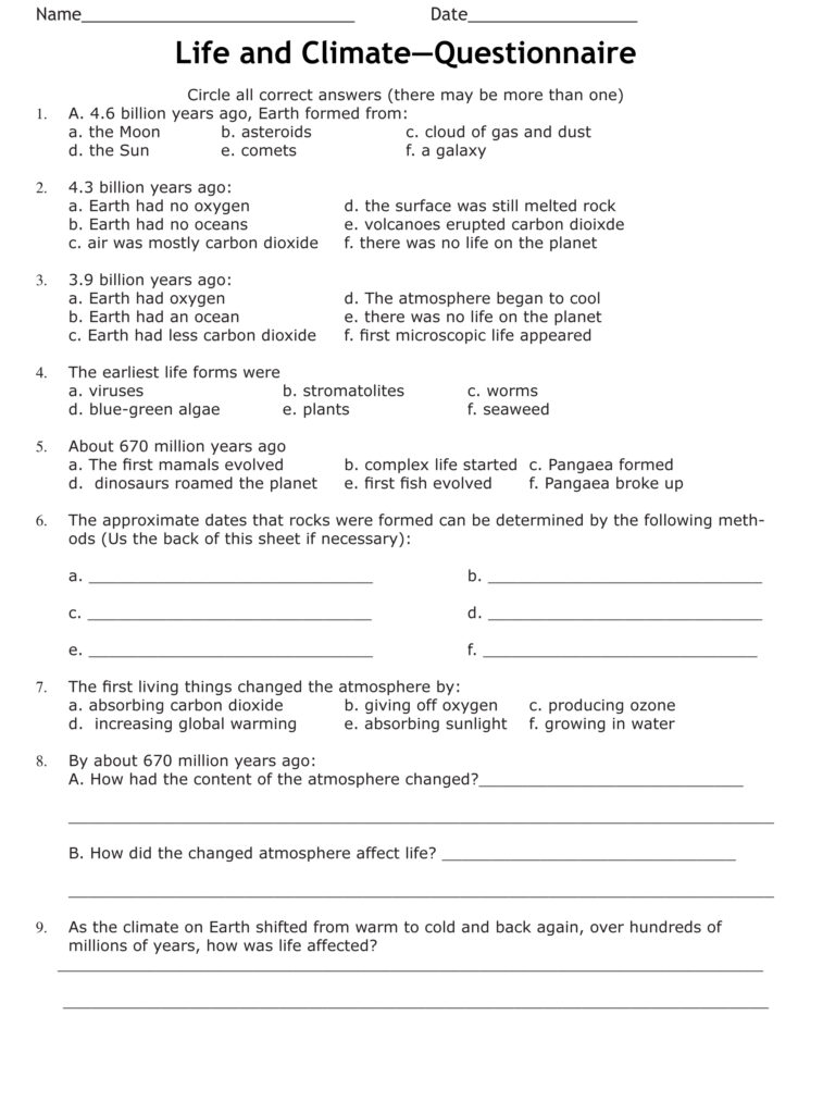 LC questionnaire page 1