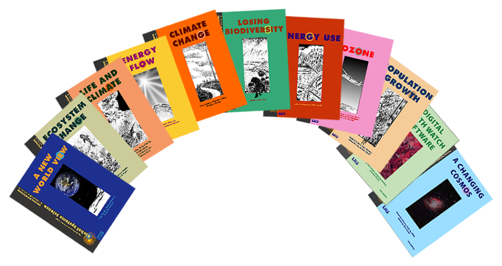 GSS book covers arranged in a semicircle