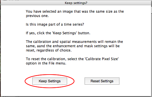 screenshot: keep settings