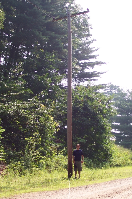 What's the height of the pole in this image?