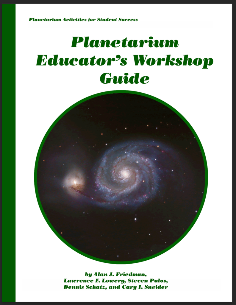 cover of the Planetarium Educators Workshop Guide
