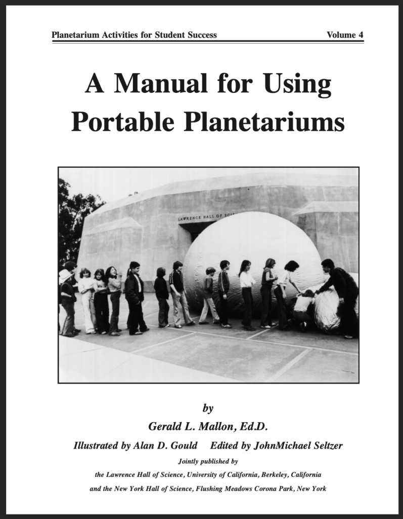 cover of PASS volume 4: A Manual for Using Portable Planetariums
