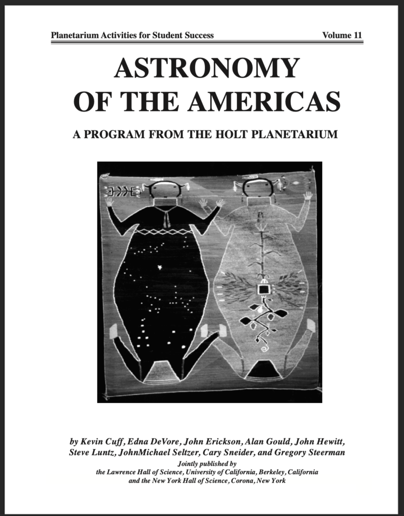 cover for PASS volume 11, Astronomy of the Americas (later titled Native American Astronomy)
