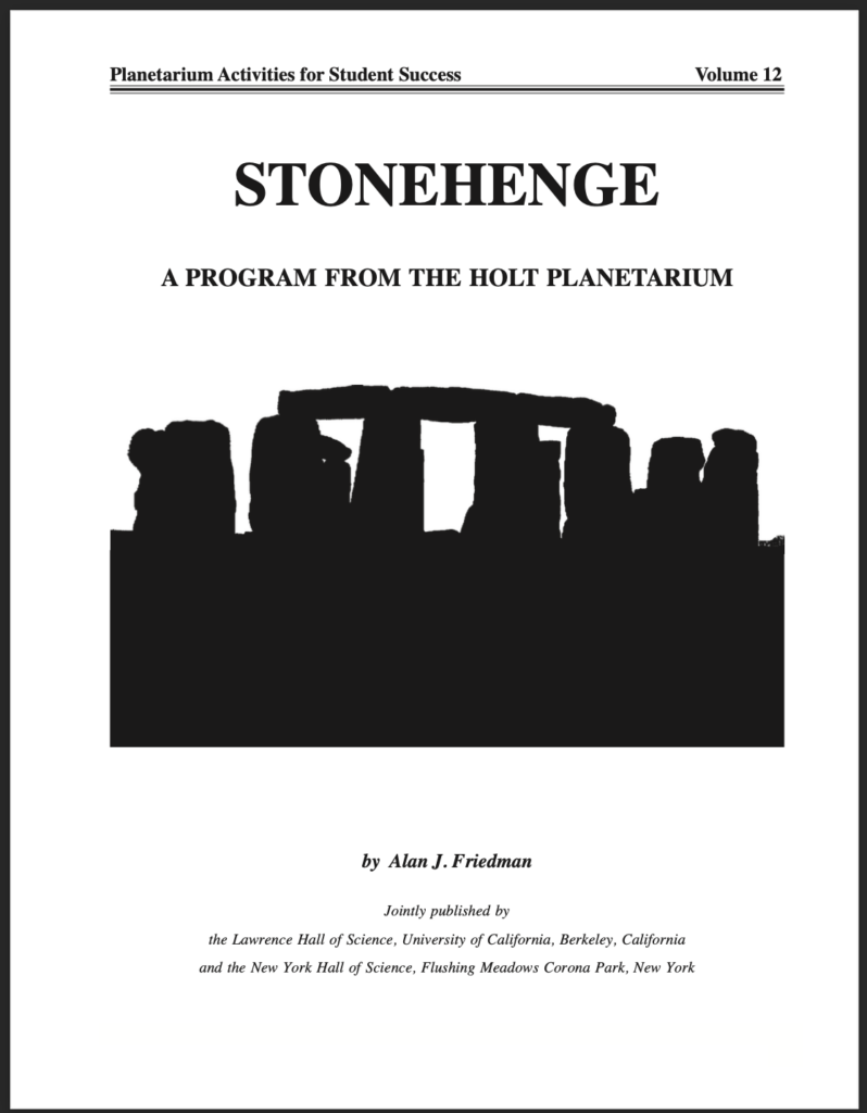 cover for PASS volume 12, Stonehengeg